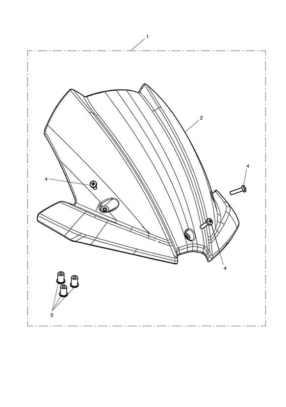 Flyscreen Visor Kit - 480782 >