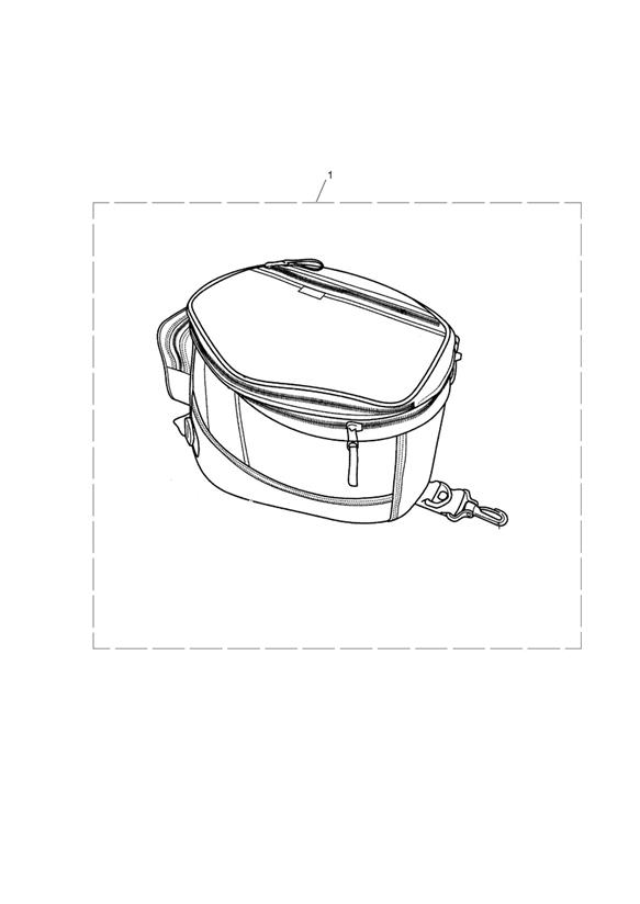 Magnetic Tank Bag, 10-16 Litre