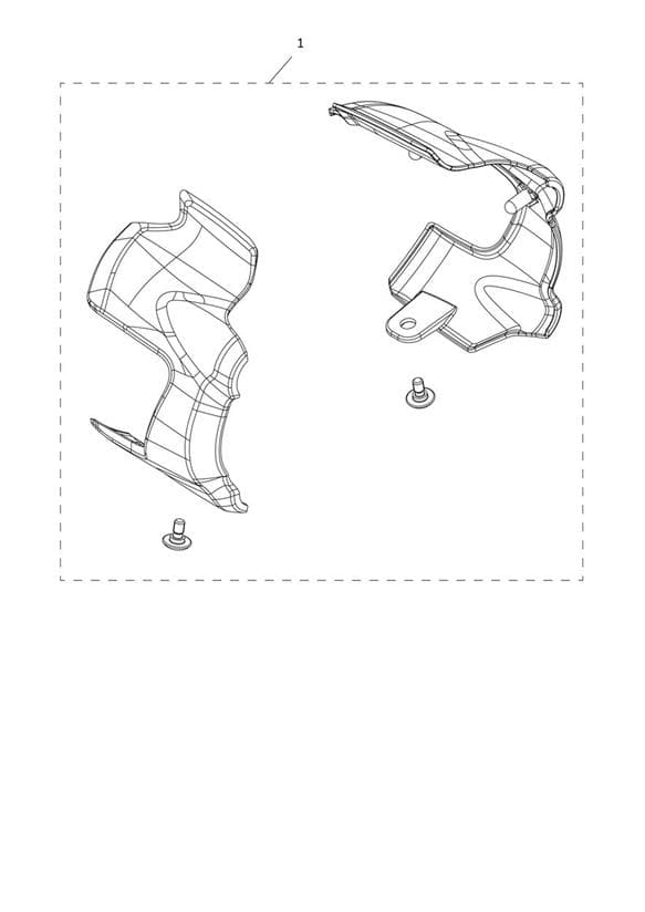 Intake Covers, Black, Kit