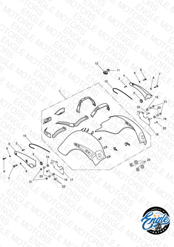 Rear Mudguard 574821 >