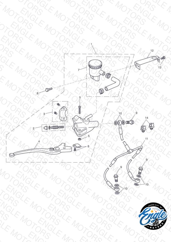 Front Brake Master Cylinder & Hoses