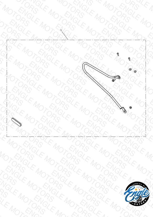 Pannier Rail Kit, LHS