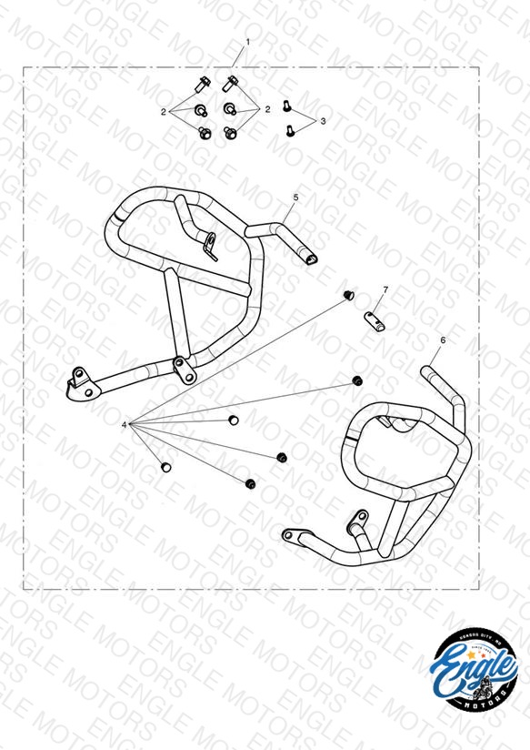 Engine Dresser Bar Kit, SS