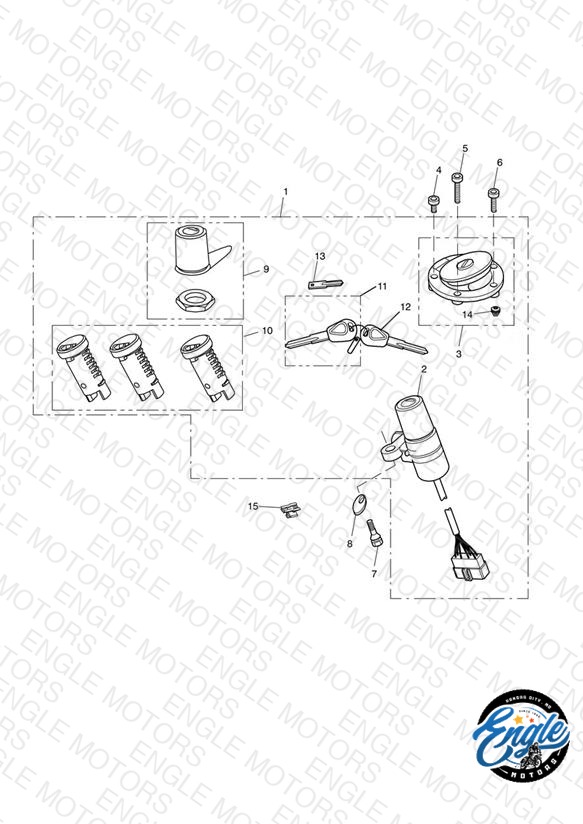 Ignition Switch & Lock Set > 440388