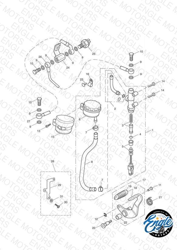 Rear Brake Master Cylinder