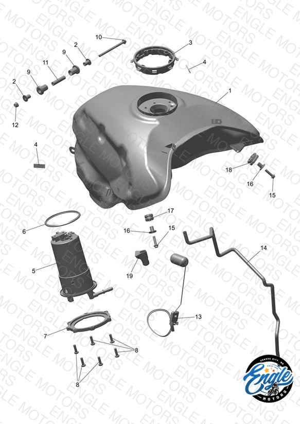 Fuel Tank, Pump and Fittings
