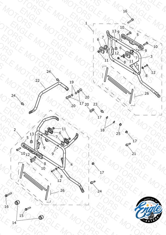 Mounting Frame, Panniers