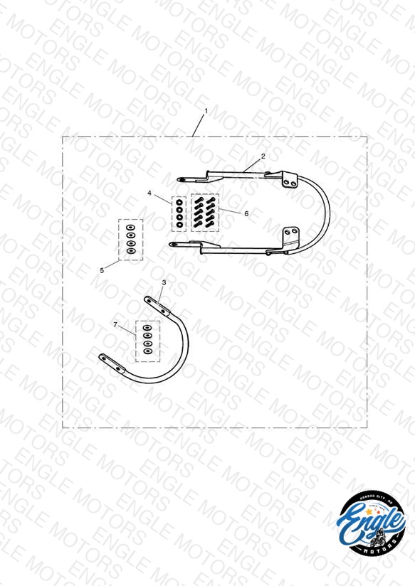 Chrome Grab Rail Kit