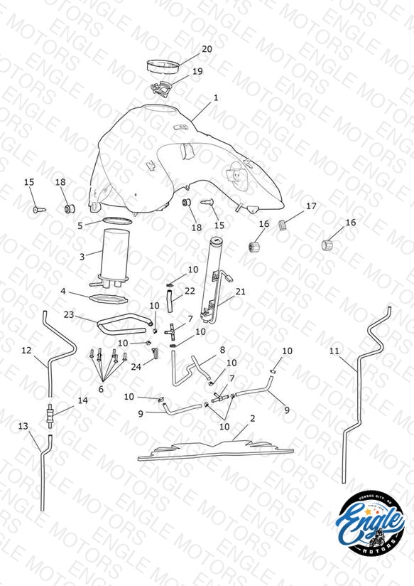 Fuel Tank, Fuel Pump & Fittings