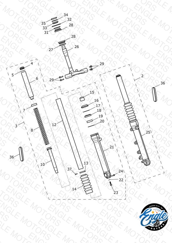 Front Forks & Lower Yoke