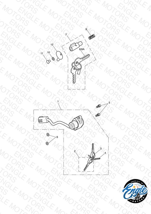 Ignition Switch & Steering Lock 435934 > - See Tech News 118
