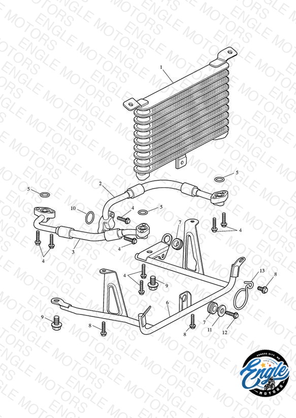 Oil Cooler > Eng No 267609