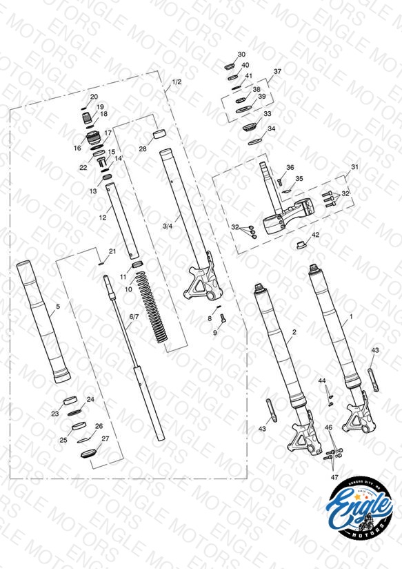 Front Forks and Yokes