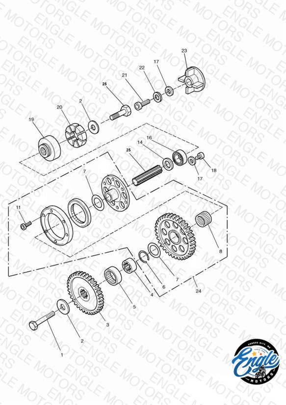 Alternator/ Starter Drive Gears