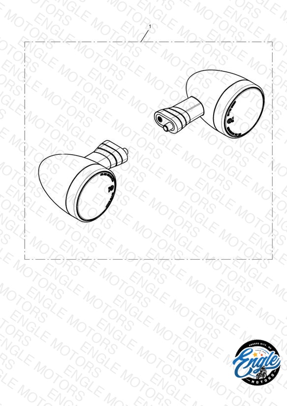 LED Ind Kit, D40, Short, 450 Lead