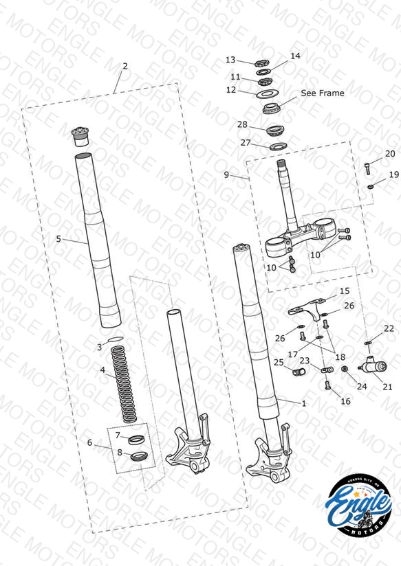 Front Forks & Yokes - Daytona 675R Only