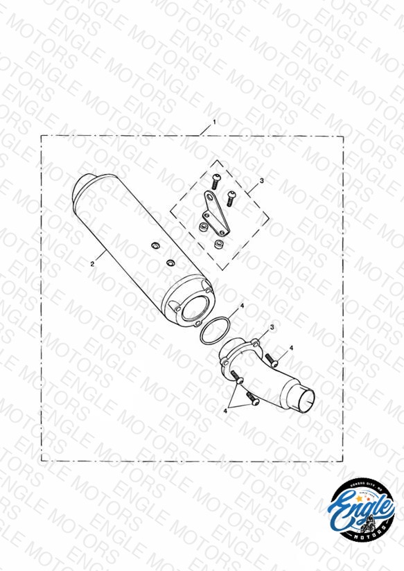Silencer Kit, SS, Type 1B