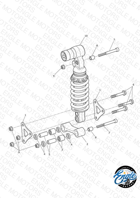 Rear Suspension Unit & Linkage