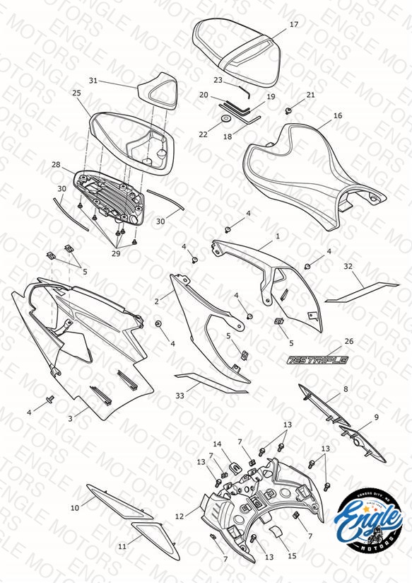 Rear Bodywork & Seat