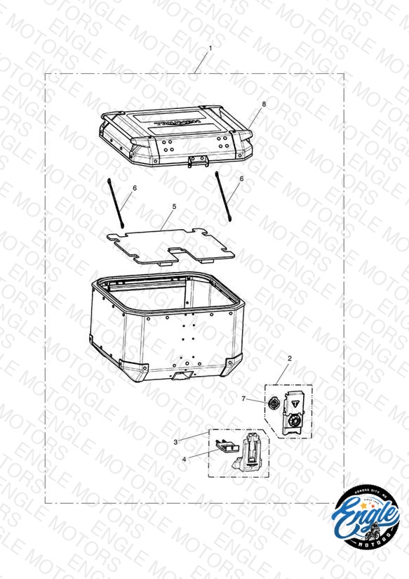 Top Box, Aluminium, Silver