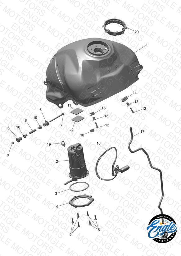 Fuel Tank, Pump and Fittings