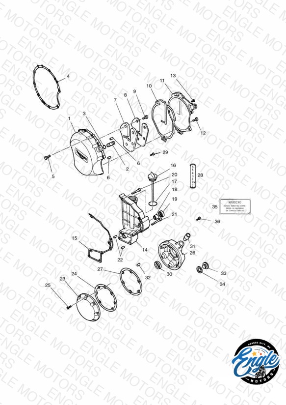 Engine Covers 4 Cylinder Silver » 4901