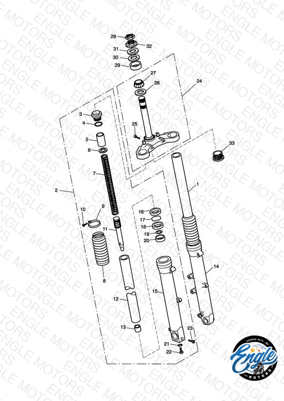 Front Forks & Lower Yoke