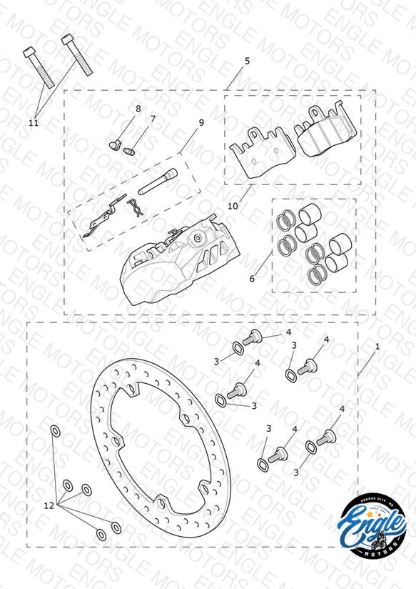 Rear Caliper & Disc
