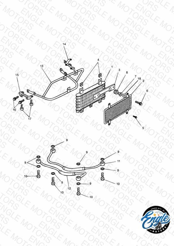 Oil Cooler 3 Cylinder