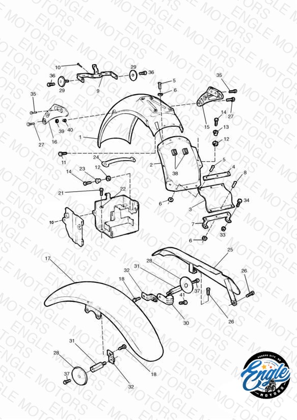 Mudguards/Chainguard/Battery Box » 71698