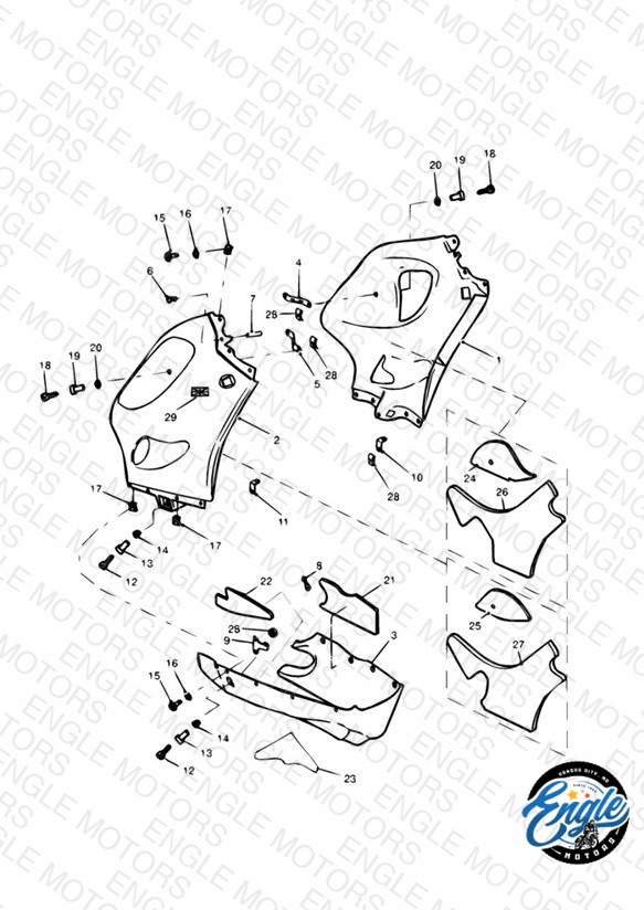 Bodywork Lower fairings