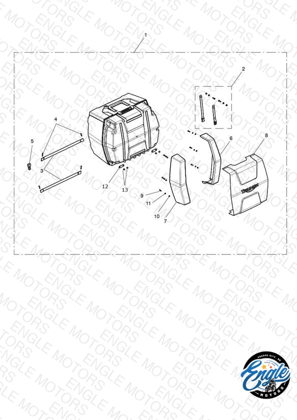 Top Box Assy Unpowered