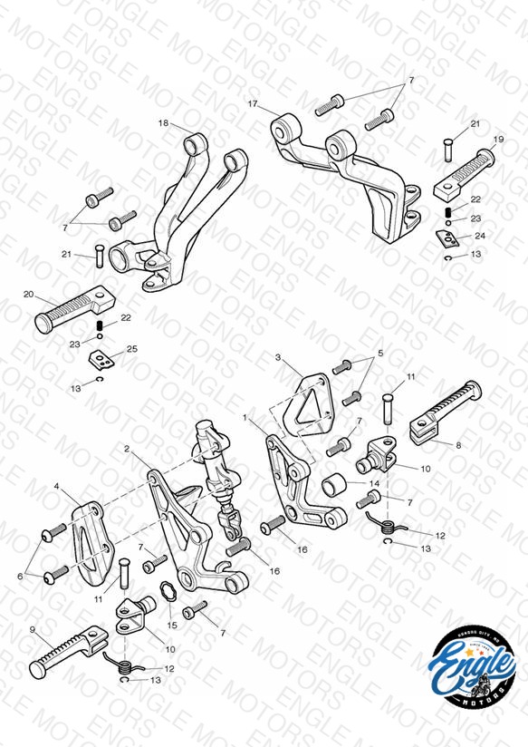 Footrests & Mountings > 186150