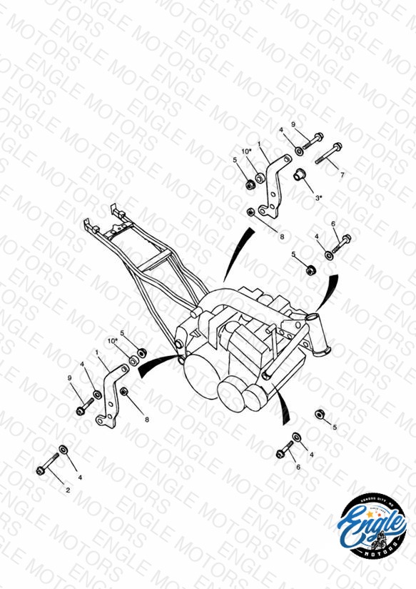 Linkage Carrier/Engine Mounting Bolts