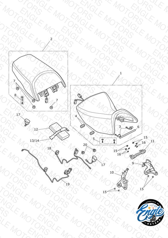 Seat Assembly & Toolkit