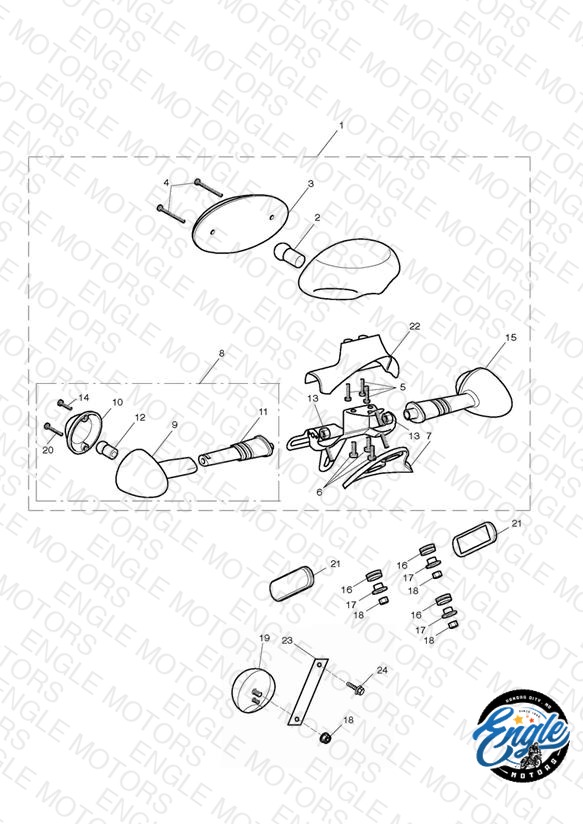 Rear Light & Rear Indicators