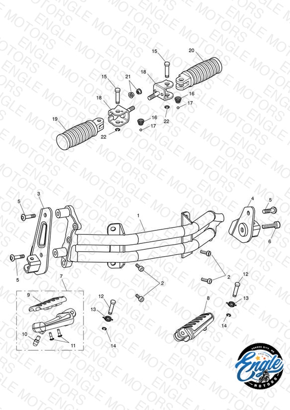 Footrests & Mountings 617621 >