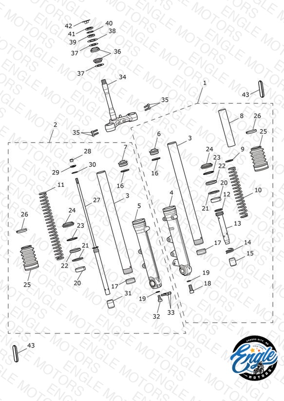 Front Forks & Lower Yoke