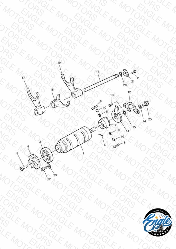 Gear Selector Drum