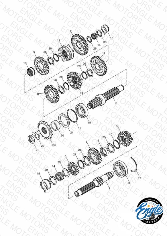 Transmission » ENG NO 179828 - Bonneville & Bonneville T100