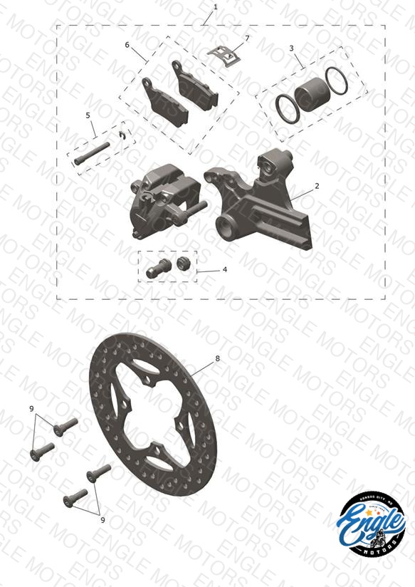 Rear Caliper & Disc