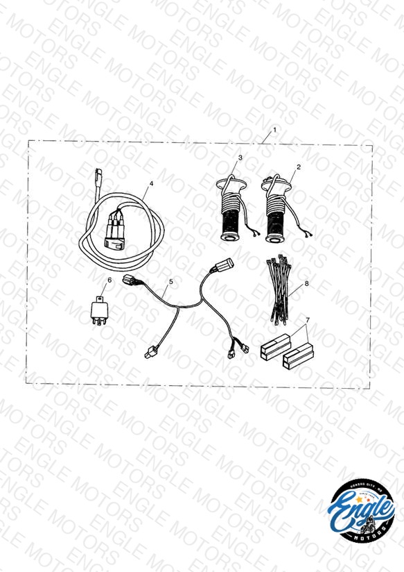 Heated Grip Kit - 291666 > UK Only & 281446 > All Expt UK