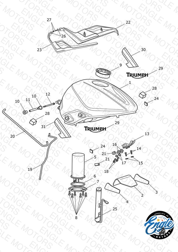 Fuel Tank, Fuel Pump & Fittings