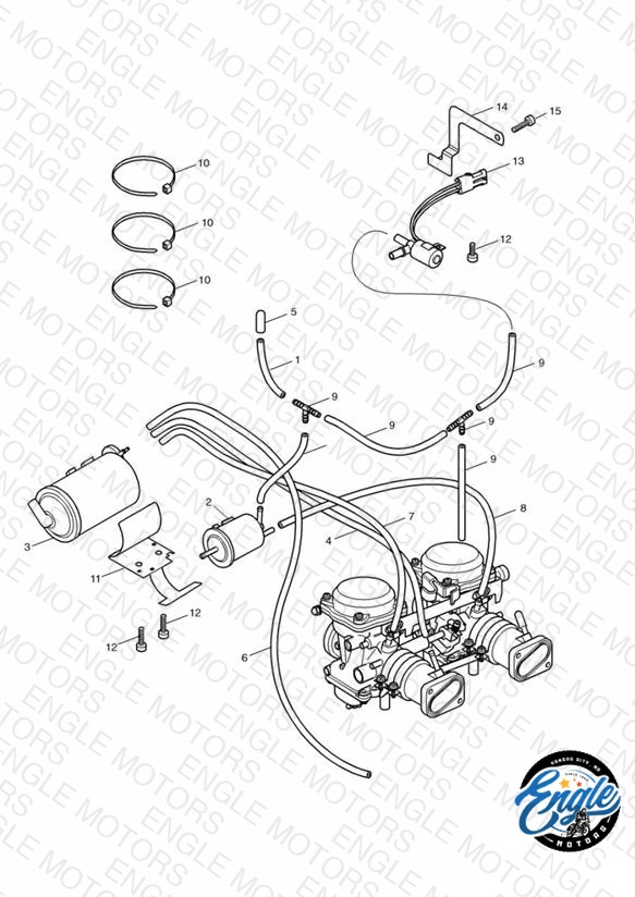 Evaporative Loss Control System California only - Bonneville > Eng No 255908 & T100 > 210261