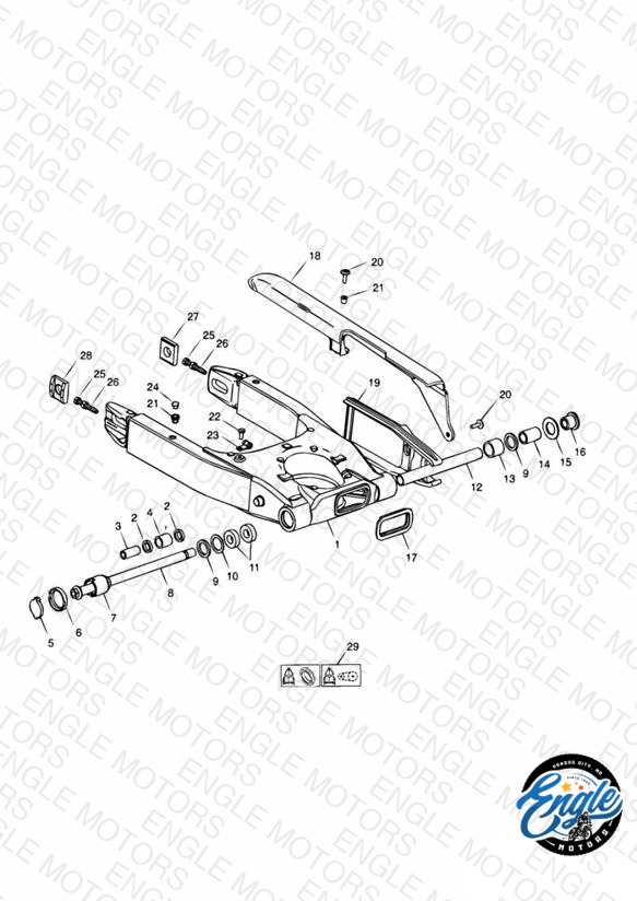 Swinging Arm Double sided swingarm » 161317