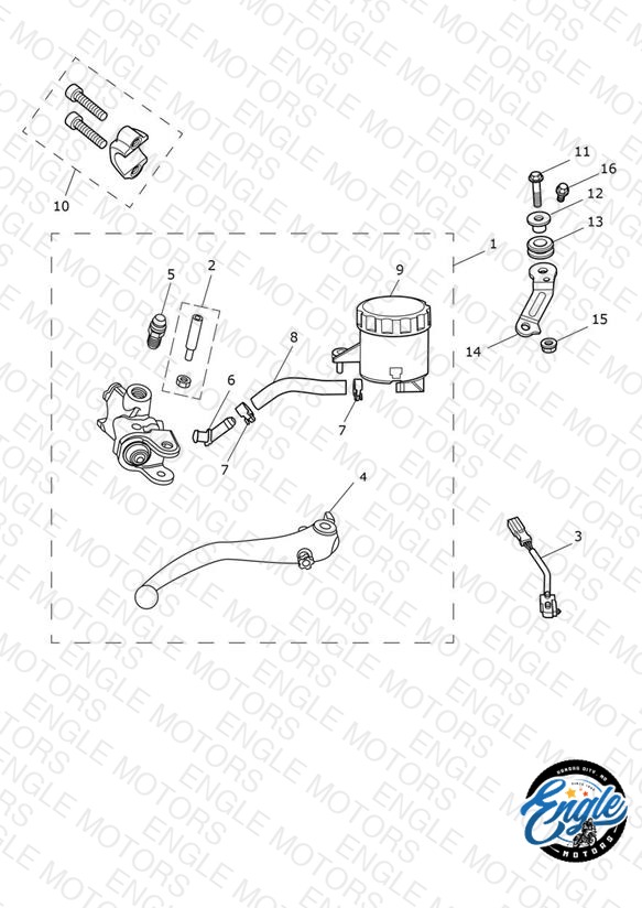 Front Brake Master Cylinder & Hoses