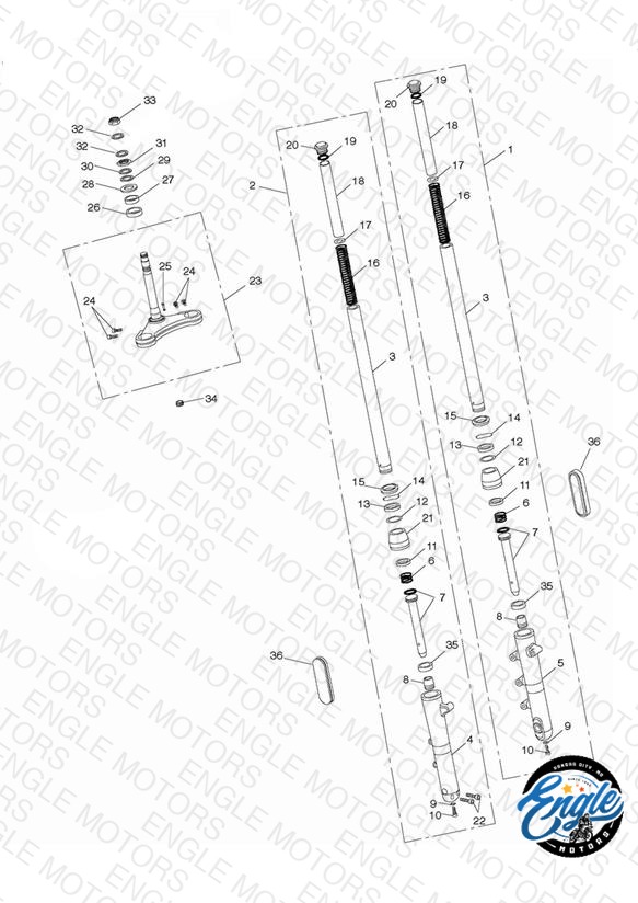 Front Forks & Lower Yoke