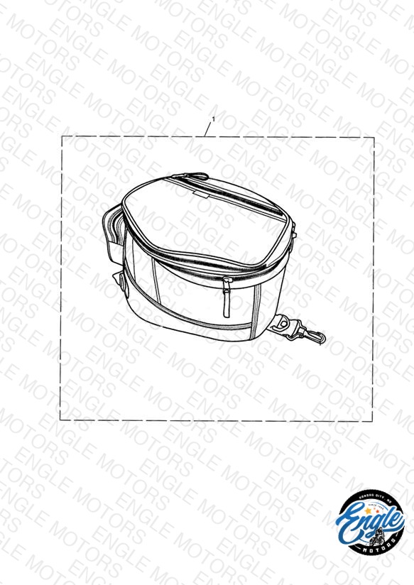 Magnetic Tank Bag Kit, 10-16L