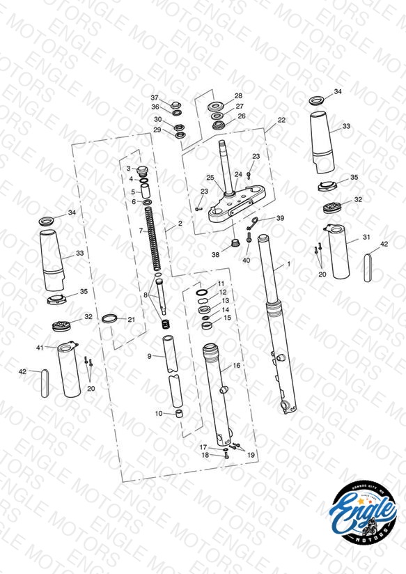 Front Forks & Lower Yoke 468391 >