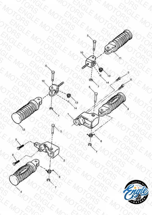 Footrests & Mountings